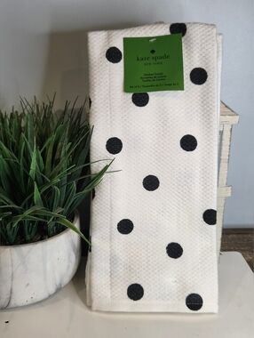Kate Spade Polka Dot Kitchen Towels - Set of 2